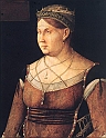 BELLINI GENTILE (1429-1507) - Ritratto di Caterina Cornaro, Regina di Cipro (1500)